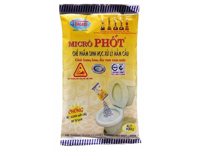 Sản phẩm bột th&ocirc;ng cống Microphot th&ocirc;ng dụng