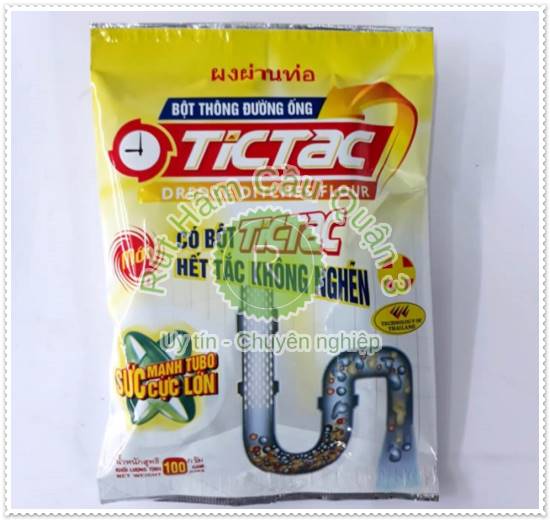 bột thông bồn cầu hiện nay có giá bao nhiêu